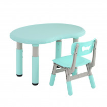 Dětský stolek s židlí inSPORTline Kucerino, mint