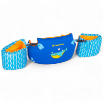 Dětský plovací top s rukávky 2v1 inSPORTline Banarito, modrá
