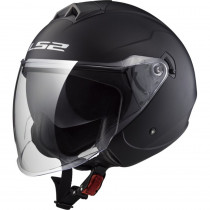 Moto helma LS2 OF573 Twister II Single Mono, Matt Black, XS (53-54)