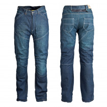 Pánské jeansové moto kalhoty ROLEFF Aramid, modrá, 30/S
